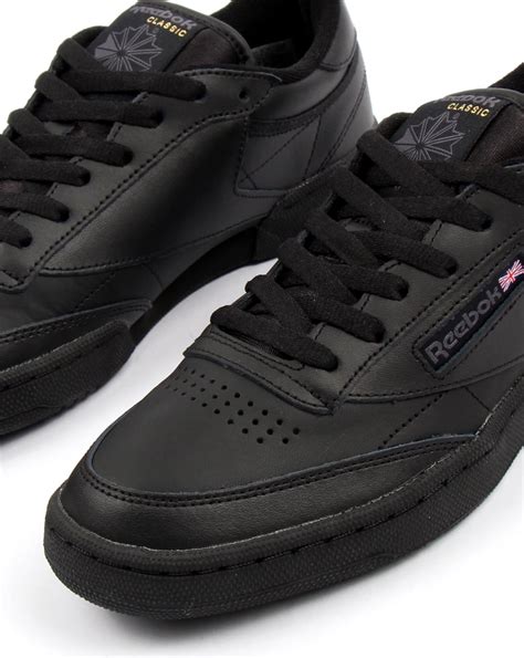 Reebok Club C 85 Trainers Black, Men's, Sneaker, Footwear