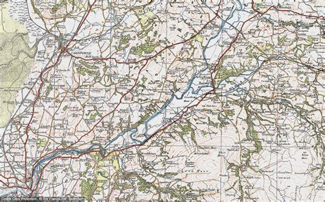 Historic Ordnance Survey Map of Aughton, 1924