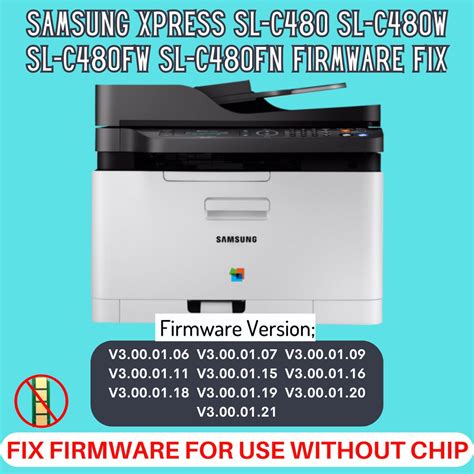 Samsung Xpress SL-C480 Firmware Fix - Etsy