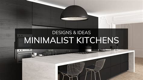 20+ Minimalist Kitchens - Designs & Ideas - YouTube