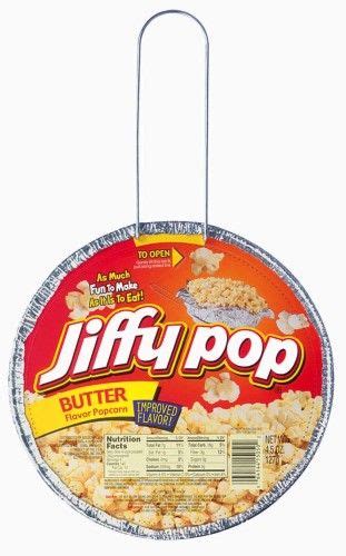 Jiffy Pop Popcorn Pan, Butter, 4.5 Oz in 2020 | Flavored popcorn, Butter popcorn, Pop popcorn