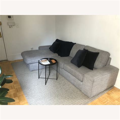 IKEA KIVIK Sofa Sectional with Chaise - AptDeco