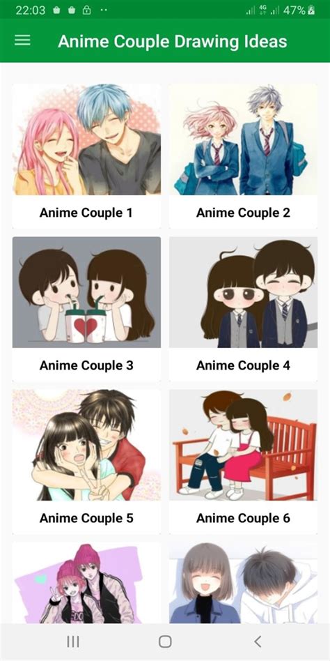 Cute Anime Couple Drawing Idea for Android - Download