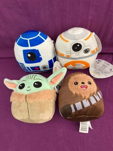 Star Wars Squishmallows Mini Set of 4 on Mercari | Star wars baby, Star wars birthday, Star wars ...