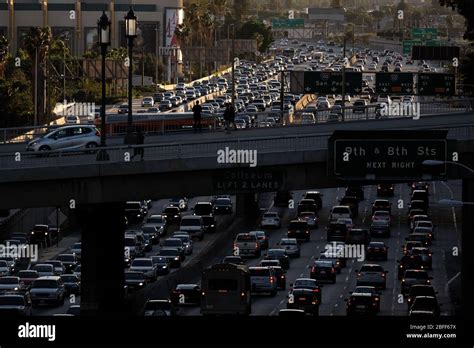 110 freeway downtown hi-res stock photography and images - Alamy