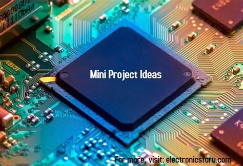 Top 45 Interesting Mini Project Ideas for Engineers