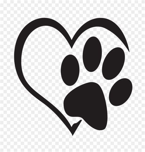 Heart Paw Print Photomal Com Wolf Claw Logo Wolf Symbol - Empreinte Patte De Chien, HD Png ...