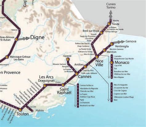 Nice france train stations map - Map of Nice france train stations ...