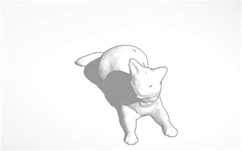 3D design cat - Tinkercad