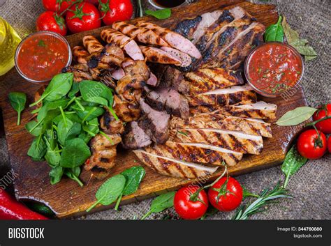 Mixed Grilled Meat Image & Photo (Free Trial) | Bigstock