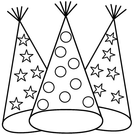 Birthday Hat Drawing | Free download on ClipArtMag