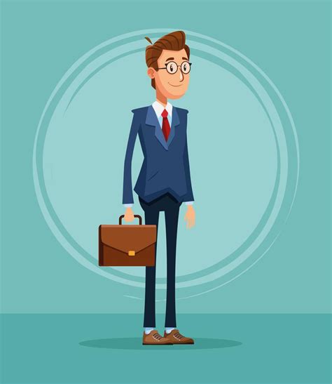 Businessman banker cartoon 658246 Vector Art at Vecteezy