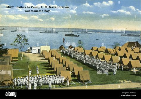 geography / travel, Cuba, Guantanamo Bay, American naval base, sailor, sailors in Camp ...