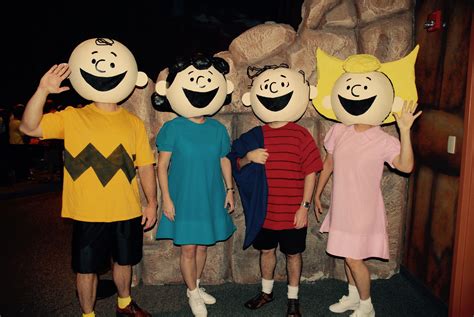 Charlie Brown with the Peanut's Gang Costumes for Group Halloween or ...