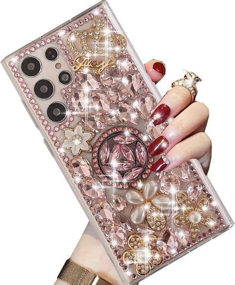 Amazon.com: Changjia for Samsung Galaxy S24 Ultra Glitter Case with ...