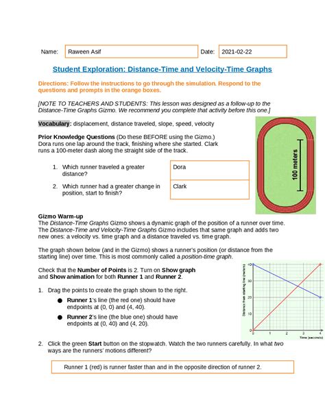 Velocity Time Graph Worksheet – Englishworksheet.my.id