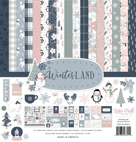 Winterland Collection Kit - Echo Park Paper Co