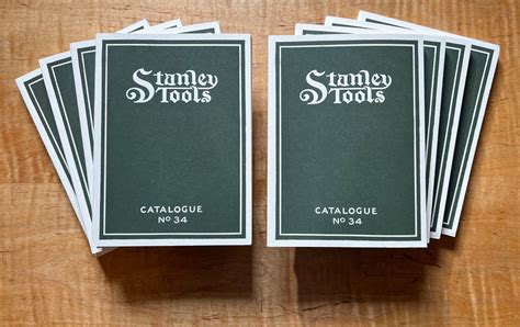 ‘Stanley Tools Catalogue No. 34’ Closeout – Lost Art Press