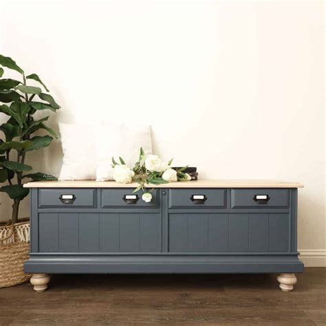 DIY Cedar Chest Makeover with General Finishes Milk Paint