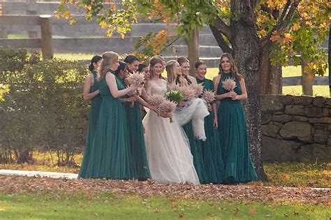 Jennifer Gates stuns in new wedding photos