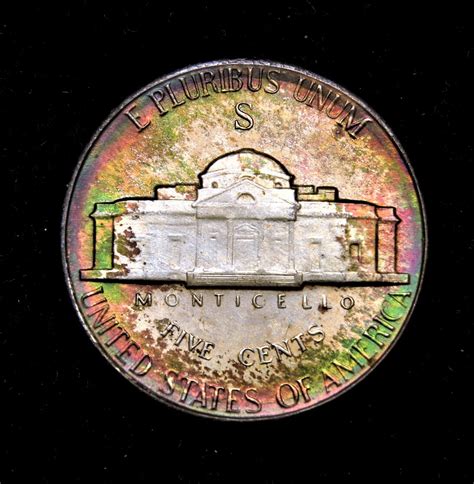 1945-S Jefferson Nickel Super Color FS | eBay