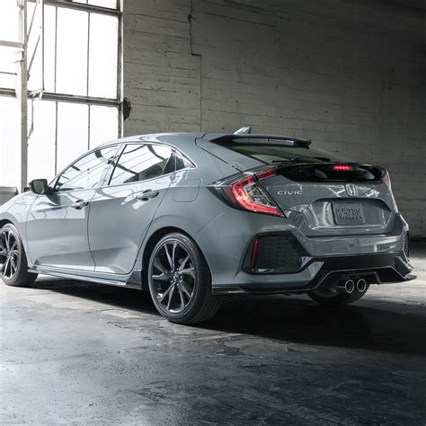 Make a bold entrance with a 2017 Honda Civic Hatchback. | Civic ...