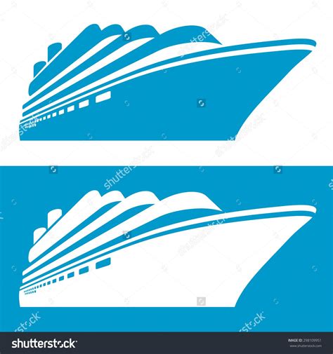 Cruise Ship Silhouette at GetDrawings | Free download