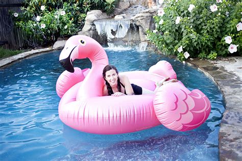 Flamingo Pool Float Pictures - Capturing Joy with Kristen Duke