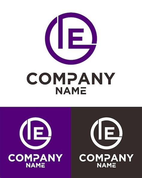 Premium Vector | Initial letter l e logo vector design template