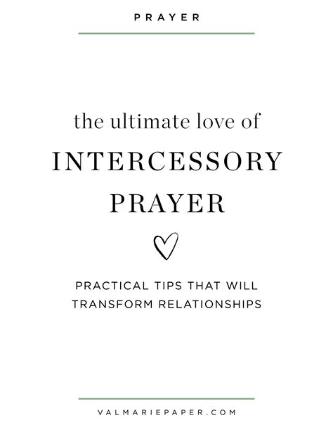 Intercessory prayer: how to add it to your quiet time • Val Marie Paper