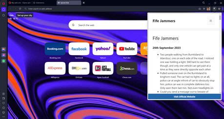 Fife Jammers extension - Opera add-ons