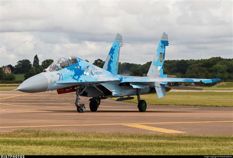 71 | Sukhoi Su-27UB Flanker C | Ukraine - Air Force | Andrew Butcher ...