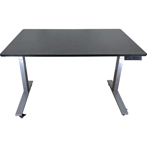 Uncaged Ergonomics - Double Pedestal Desk: Wood Top, Gray & Black | MSC ...