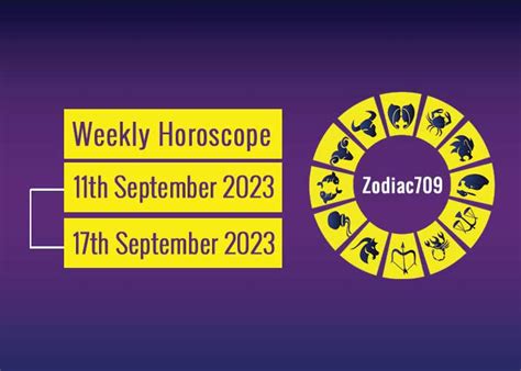 11th September To 17th September Horoscope Weekly Horoscope 2023 - Revive Zone