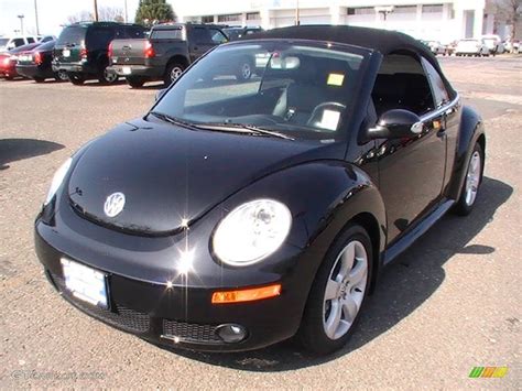 2007 Black Volkswagen New Beetle 2.5 Convertible #62530091 | GTCarLot.com - Car Color Galleries