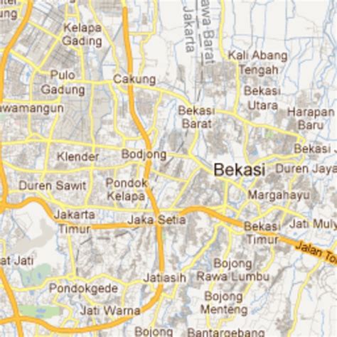 Bekasi Map