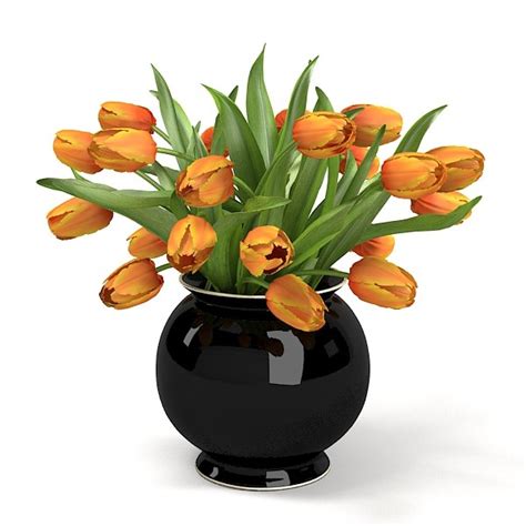 fbx orange tulips bouquet