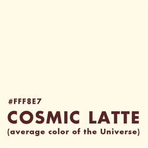 Casual Cosmic Latte Pantone 2097