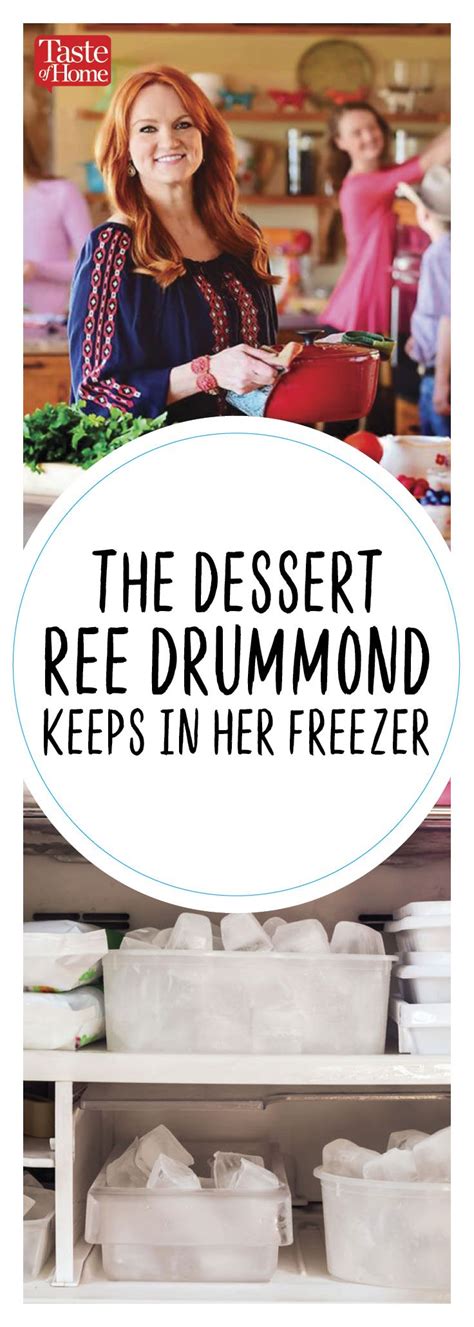 The Dessert Ree Drummond Keeps in Her Freezer | Pioneer woman freezer meals, Pioneer woman ...