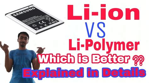 Li ion VS Li Polymer Batteries. Which is Better?? Explained in Details - YouTube