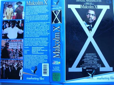 Malcolm X ... Denzel Washington, Angela Bassett ... VHS kaufen | Filmundo.de