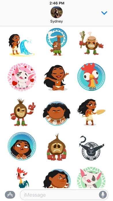 Disney Stickers: Moana - AppRecs