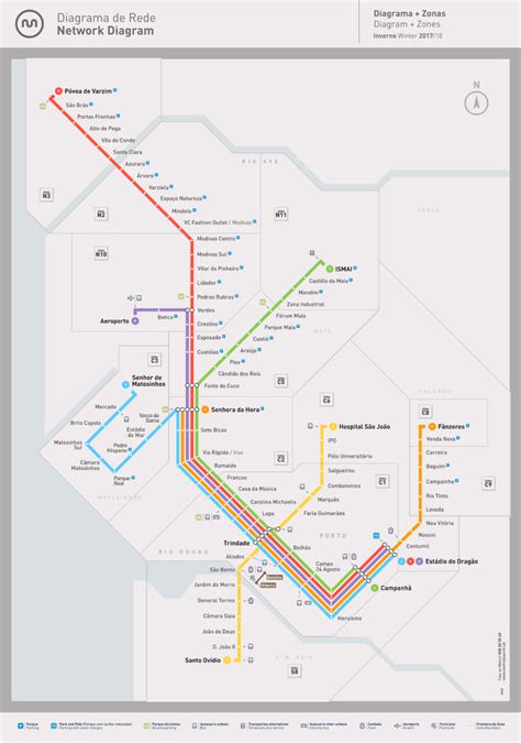 Transit Maps: Unofficial Map: Metro do Porto Redesign by Eduardo Barros