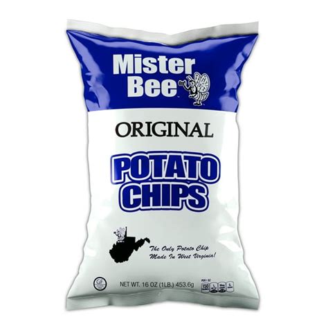 Mister Bee Original Potato Chips, 16 Oz. - Walmart.com - Walmart.com