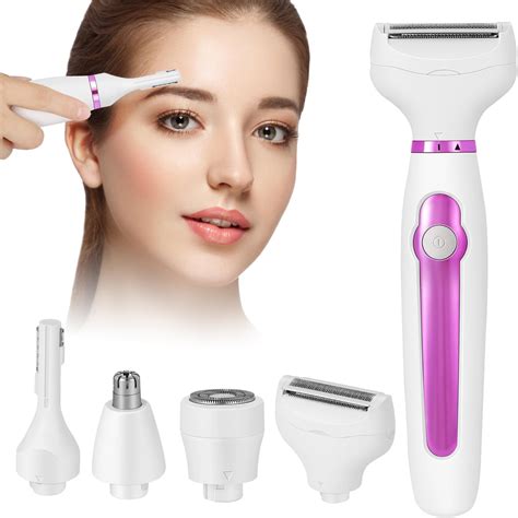 Amazon.com: MAYYAD Professional Electric Shaver for Women with LED Light | Cordless Electric ...