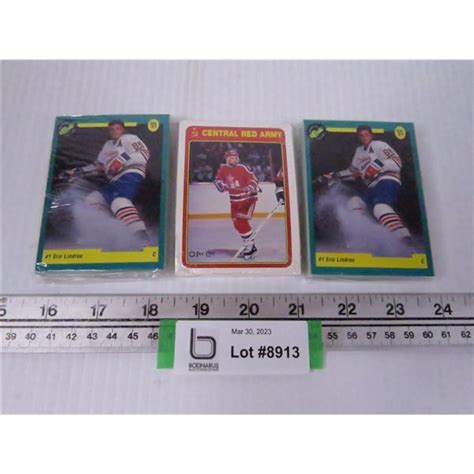 (2) 1991 Eric Lindros Hockey Card Sets - Pee-Chee Central Red Army ...