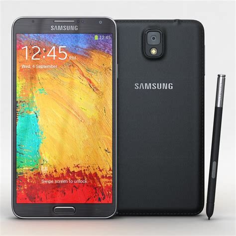 samsung galaxy note 3 3d model