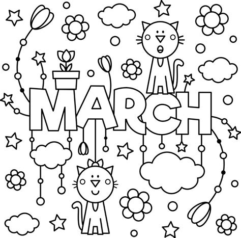 March Colouring Page to Enjoy! Thrifty Mommas Tips | Malvorlagen ...