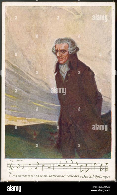 Joseph Haydn Creation Stock Photo - Alamy