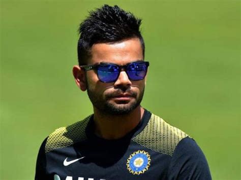 Virat Kohli Wearing Blue Sunglasses